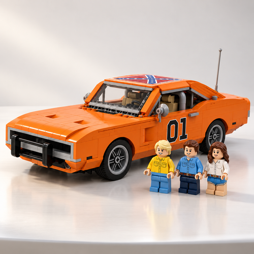 The Dukes of Hazzard General Lee Building Set – 1969 Dodge Charger Orange 01, 47th Anniversary Collector's Edition